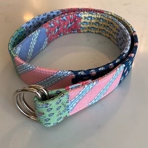 VINEYARD VINES Patchwork D-Ring Belt Size Small